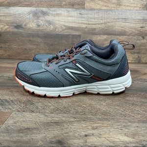 New Balance 430 V1 Running Shoe Grey/Bright Orange M430LG1